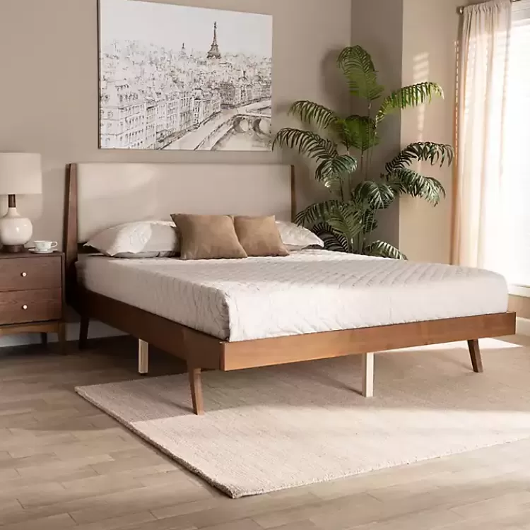 tan_upholstered_brown_wood_full_platform_bed_4.webp Tan Upholstered Brown Wood Full Platform Bed>Kirklands Home Cheap