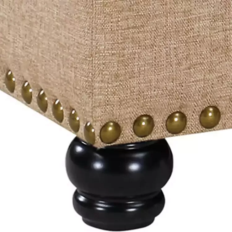 tan_upholstered_carey_storage_ottoman_bench_6.webp Upholstered Carey Storage Ottoman Bench>Kirklands Home Fashion