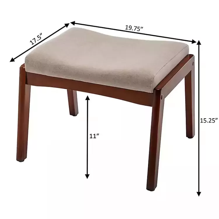 tan_upholstered_natasha_ottoman_stool_5.webp Upholstered Natasha Ottoman Stool>Kirklands Home Flash Sale