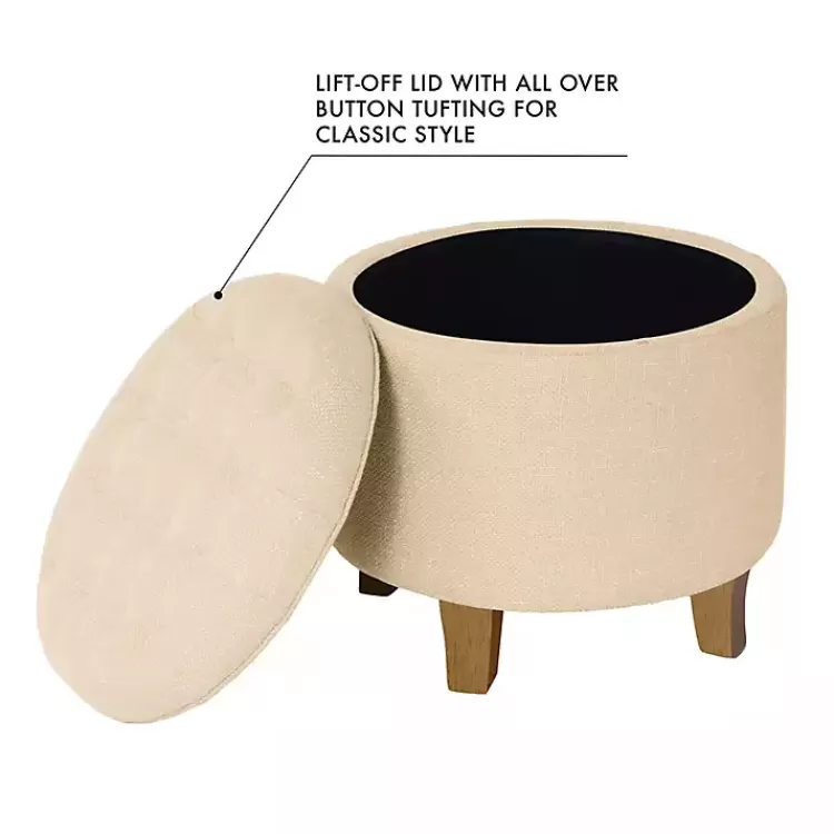 tan_woven_upholstered_tufted_storage_ottoman_4.webp Woven Upholstered Tufted Storage Ottoman>Kirklands Home Store