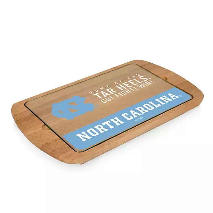 Tar Heels Wood and Glass Serving Board>Kirklands Home Clearance