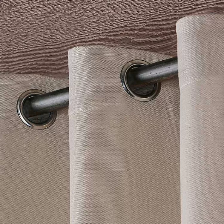 taupe_delano_outdoor_curtain_panel_set__in_2.webp Taupe Delano Outdoor Curtain Panel Set, 120 in.>Kirklands Home Discount