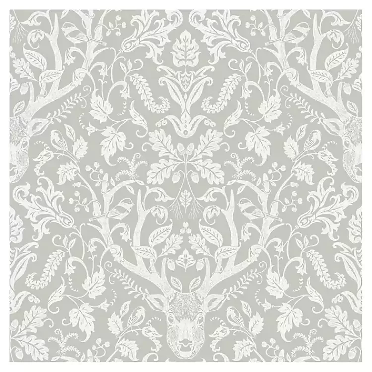 Taupe Escape to the Forest Peel & Stick Wallpaper>Kirklands Home Shop