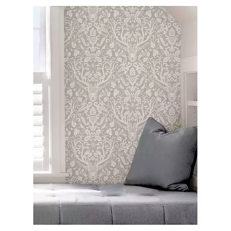 taupe_escape_to_the_forest_peel__stick_wallpaper_5.webp Taupe Escape to the Forest Peel & Stick Wallpaper>Kirklands Home Shop