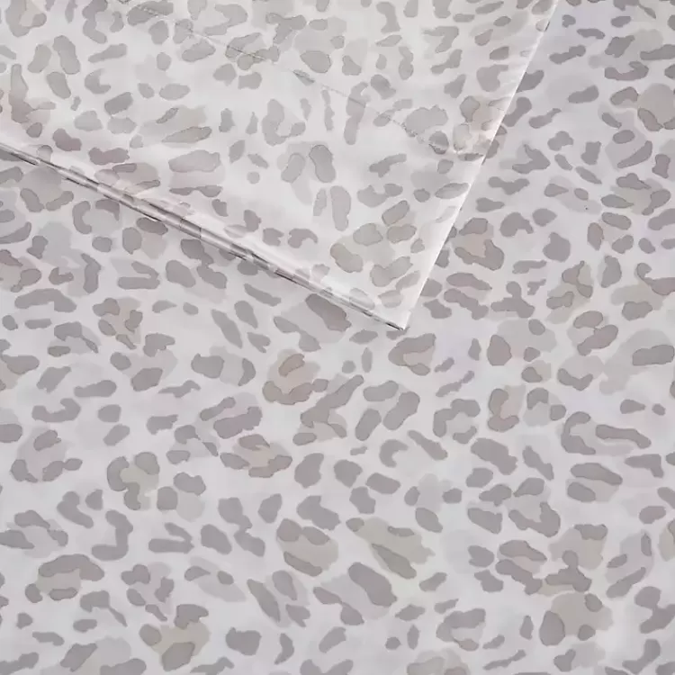 taupe_leopard_print_satin_pc_twin_sheet_set_4.webp Taupe Leopard Print Satin 3-pc. Twin Sheet Set>Kirklands Home Store
