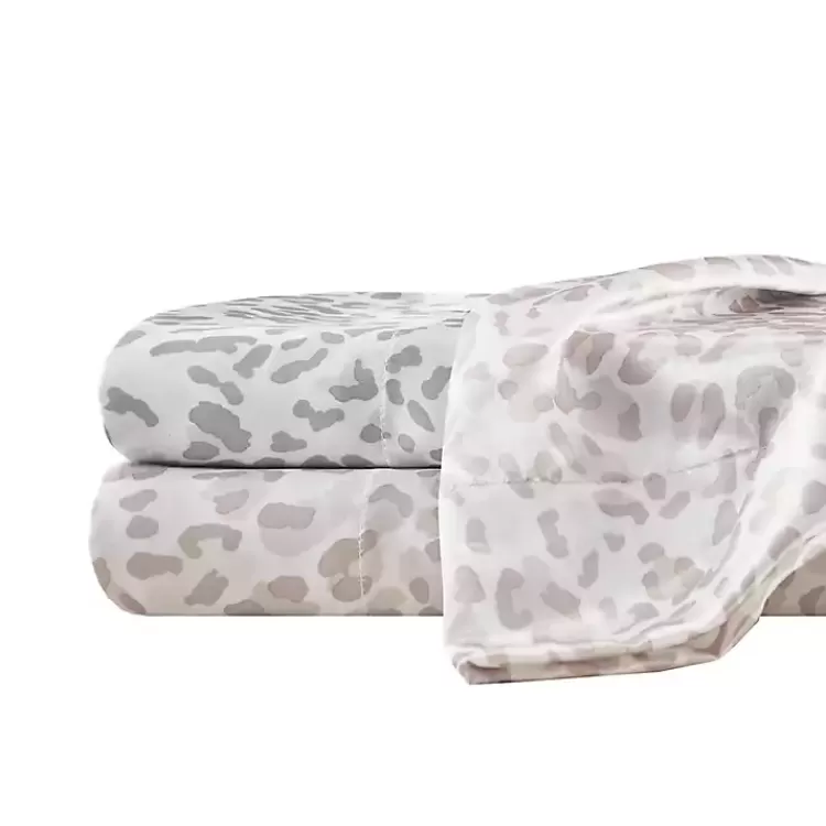 taupe_leopard_print_satin_pc_twin_sheet_set_6.webp Taupe Leopard Print Satin 3-pc. Twin Sheet Set>Kirklands Home Store
