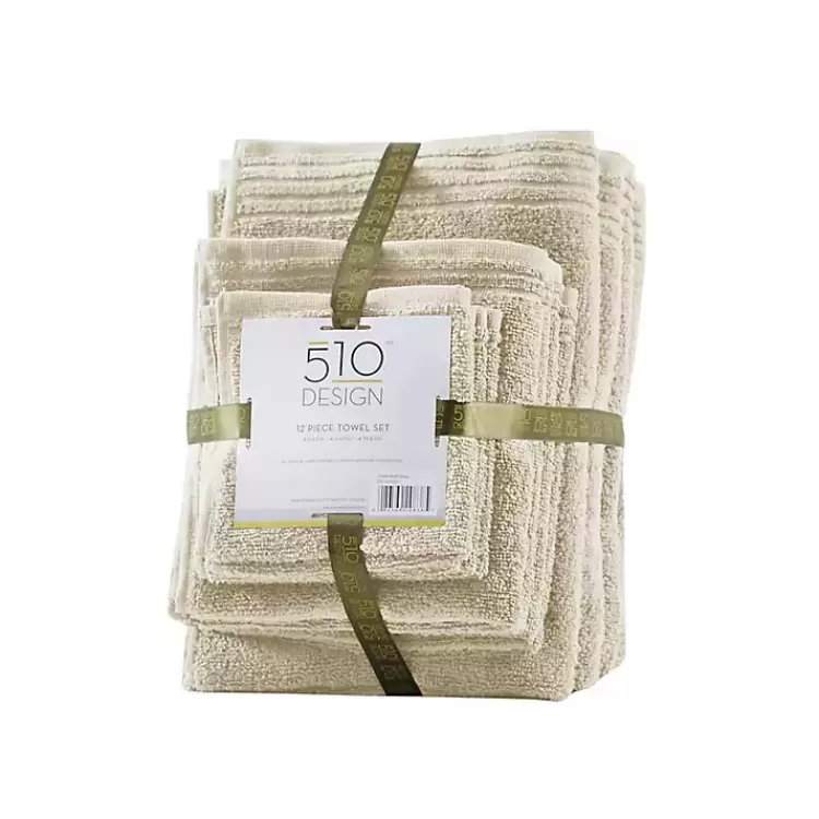 taupe_pc_cotton_quick_dry_bath_towel_set_3.webp Taupe 12-pc. Cotton Quick Dry Bath Towel Set>Kirklands Home Outlet