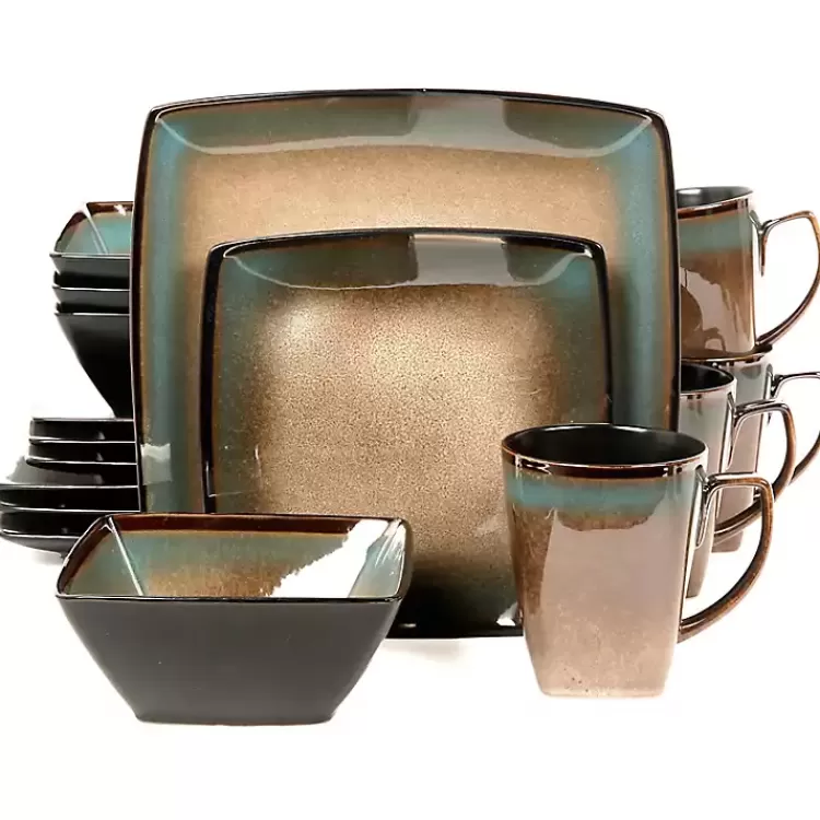 Taupe Tess Square 16-pc. Dinnerware Set>Kirklands Home Online