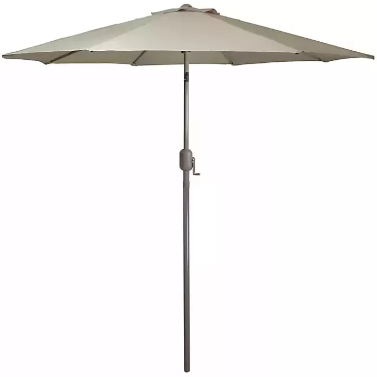 Taupe Tilt Hand Crank Outdoor Umbrella>Kirklands Home Online