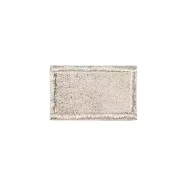 Taupe Tufted Reversible Cotton Bath Mat, 34 in.>Kirklands Home Cheap