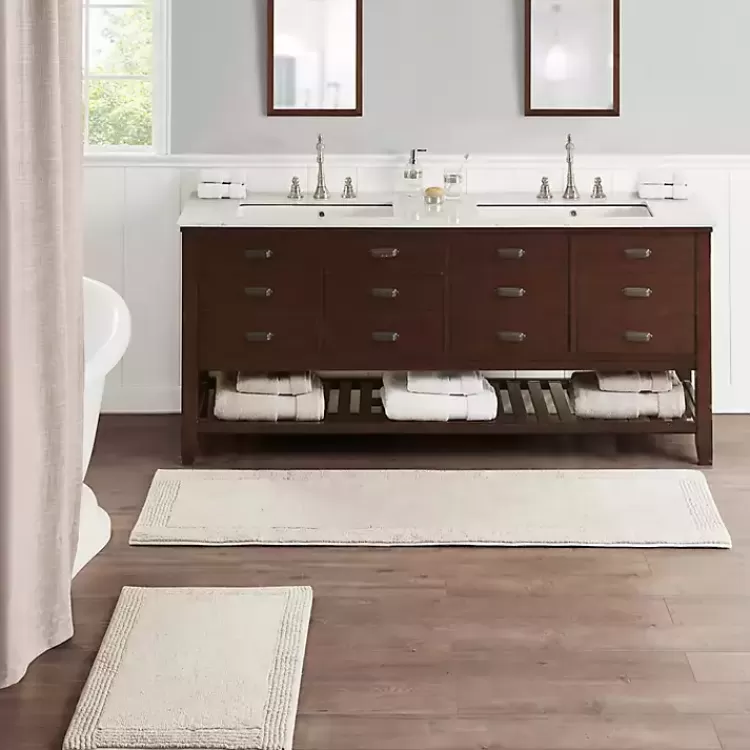 taupe_tufted_reversible_cotton_bath_mat__in_2.webp Taupe Tufted Reversible Cotton Bath Mat, 34 in.>Kirklands Home Cheap