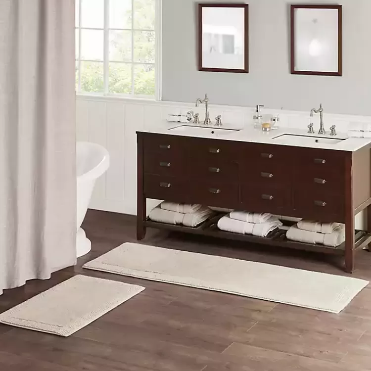 taupe_tufted_reversible_cotton_bath_mat__in_3.webp Taupe Tufted Reversible Cotton Bath Mat, 34 in.>Kirklands Home Cheap
