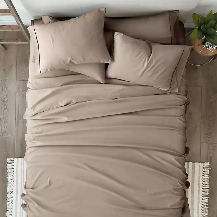Taupe Ultra Soft 6-pc. Queen Sheet Set>Kirklands Home New