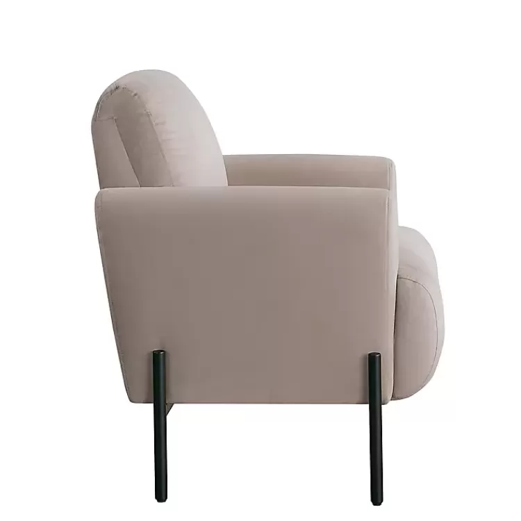 taupe_velvet_upholstered_knox_accent_chair_3.webp Taupe Velvet Upholstered Knox Accent Chair>Kirklands Home Cheap