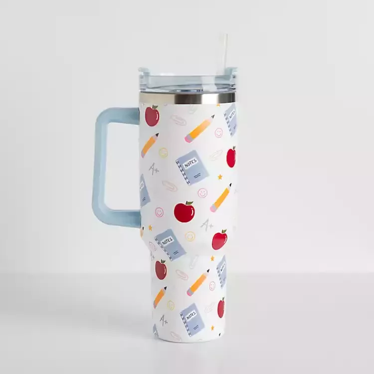 Teacher Otto 40 oz. Insulated Tumbler>Kirklands Home Store