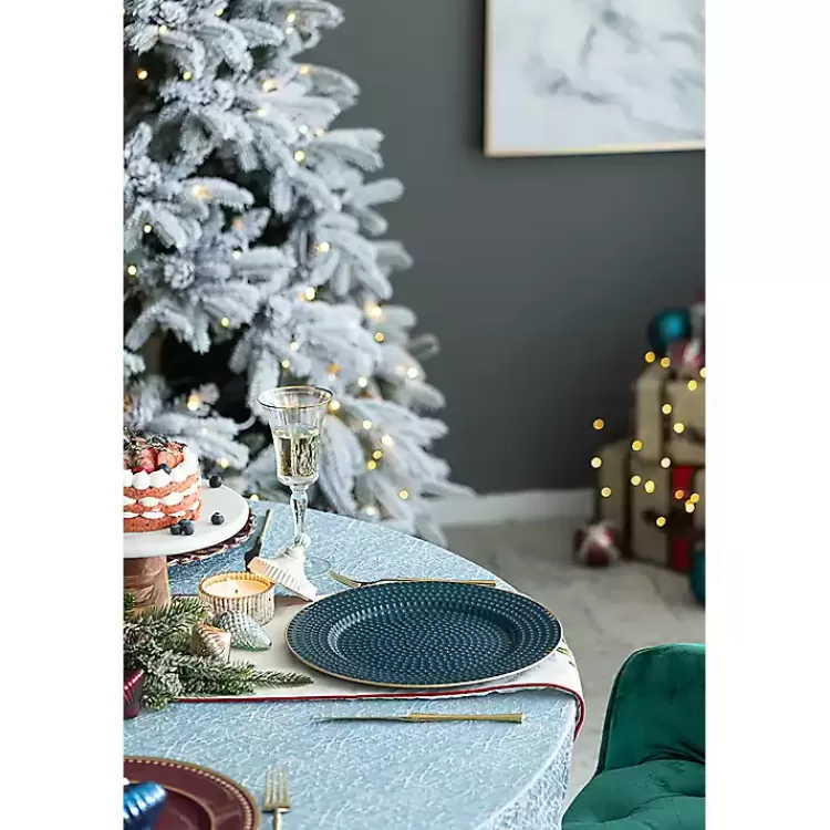 teal_and_gold_hobnail_chargers_set_of__4.webp Teal and Gold Hobnail Chargers, Set of 4>Kirklands Home Shop