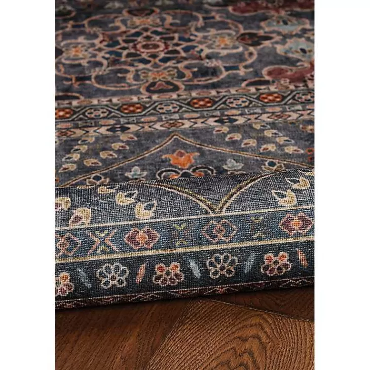 teal_and_ivory_grant_washable_area_rug_x_5.webp Teal and Ivory Grant Washable Area Rug, 5x7>Kirklands Home Best Sale