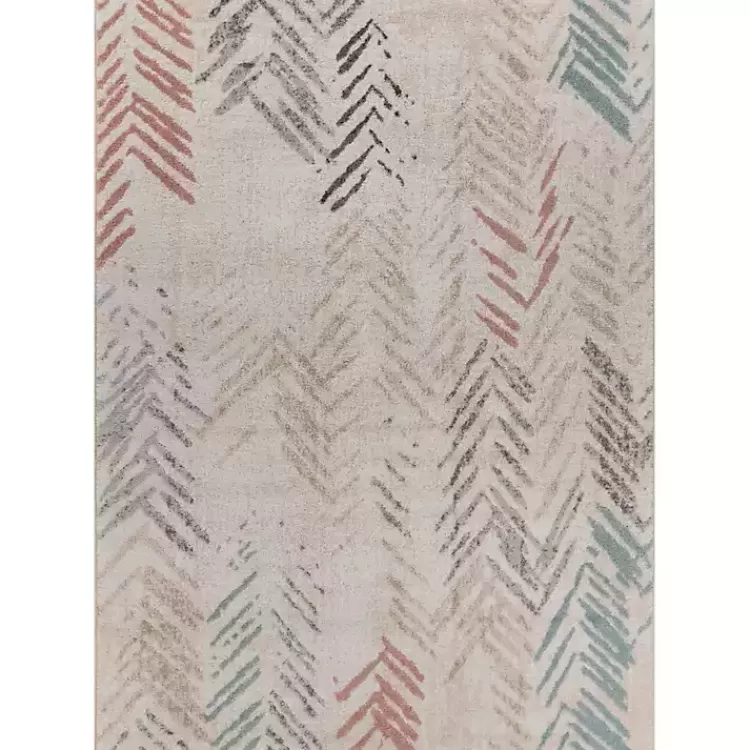 Teal and Pink Arrows Area Rug, 5x7>Kirklands Home New