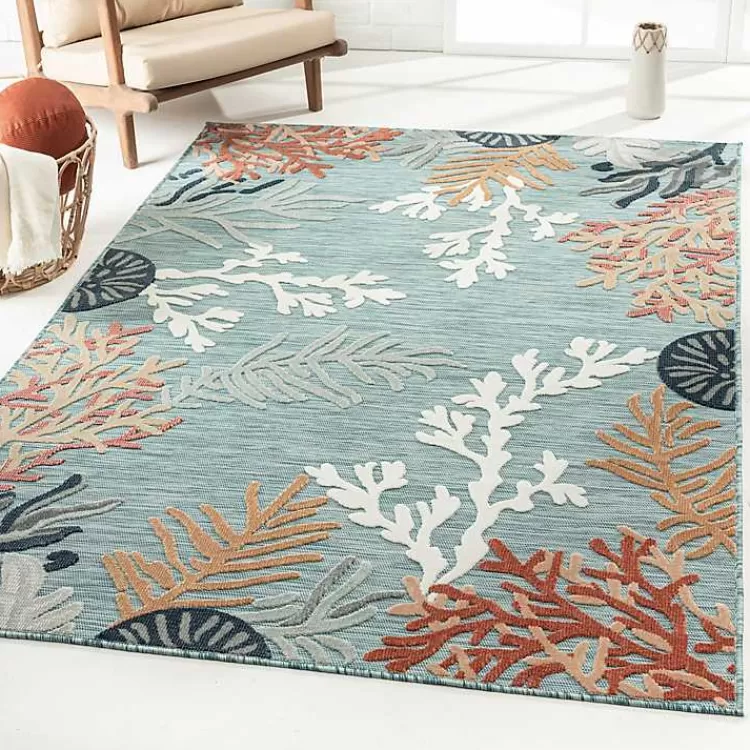 teal_coral_reef_area_rug_x_2.webp Teal Coral Reef Area Rug, 5x7>Kirklands Home Shop