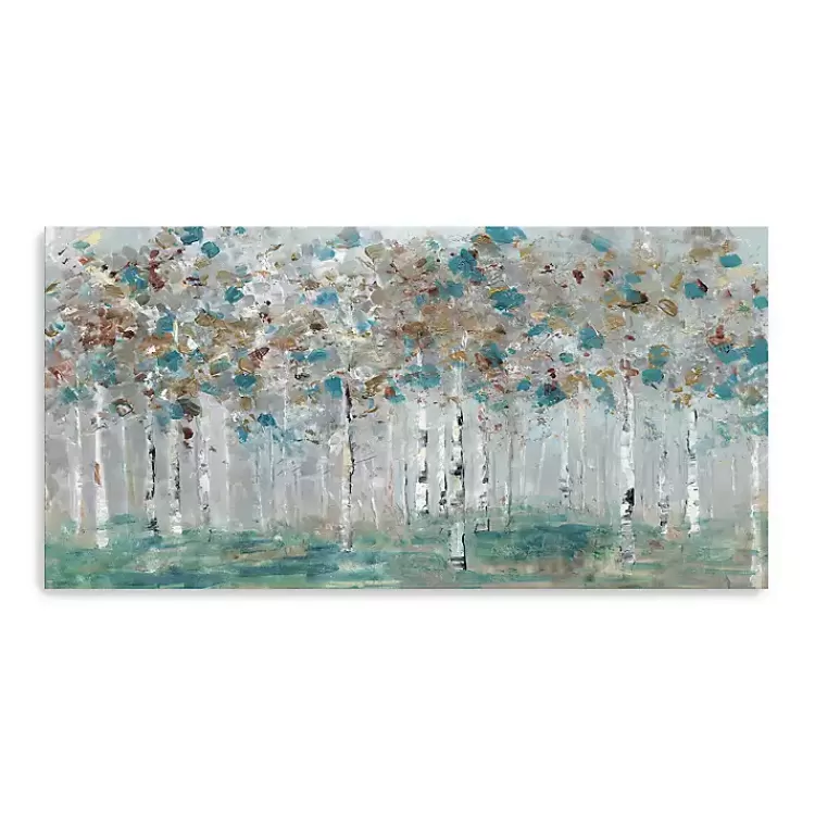 Teal Forest Canvas Art Print>Kirklands Home Shop