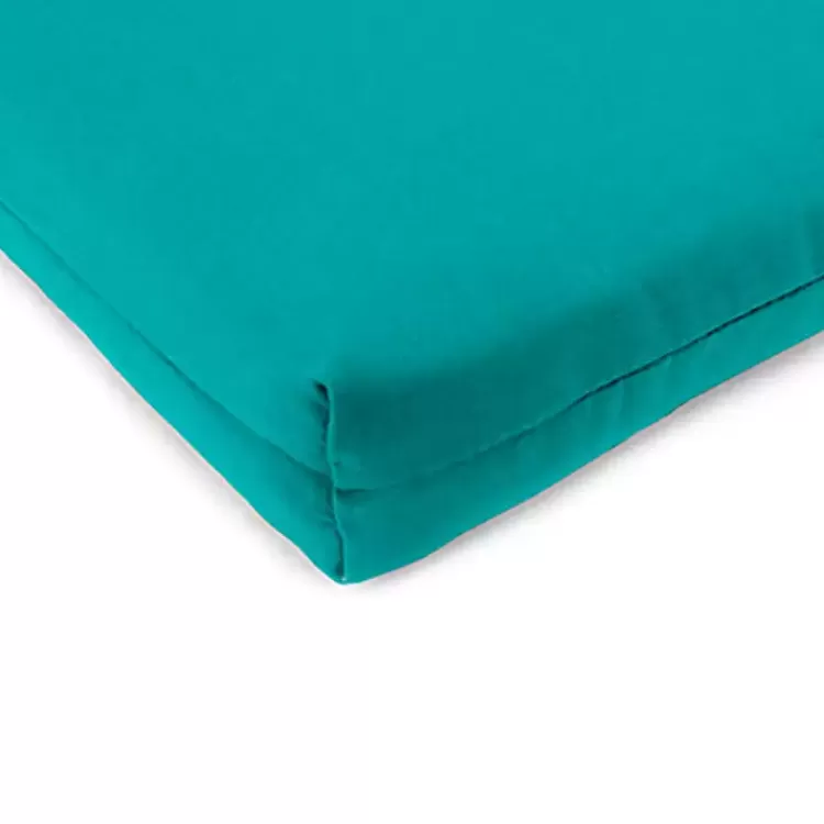 Teal French Edge Outdoor Chair Cushions, Set of 2>Kirklands Home Online