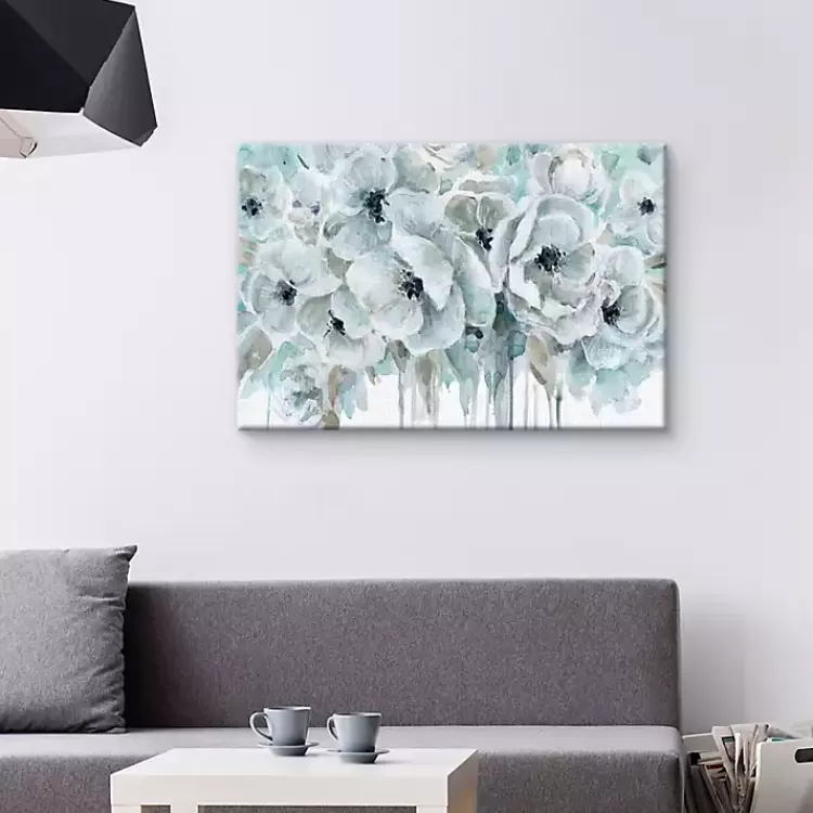 Teal Harmony Canvas Art Print by Carol Robinson>Kirklands Home Cheap
