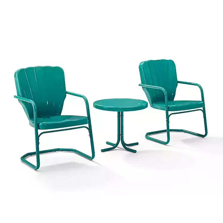 teal_metal_ridgeland_pc_chat_set_2.webp Teal Metal Ridgeland 3-pc. Chat Set>Kirklands Home Hot