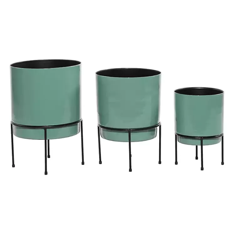 teal_metal_round_planters_with_stands_set_of__8.webp Teal Metal Round Planters with Stands, Set of 3>Kirklands Home Sale