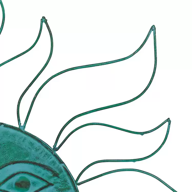 teal_metal_sun_face_wall_plaque_2.webp Teal Metal Sun Face Wall Plaque>Kirklands Home Store