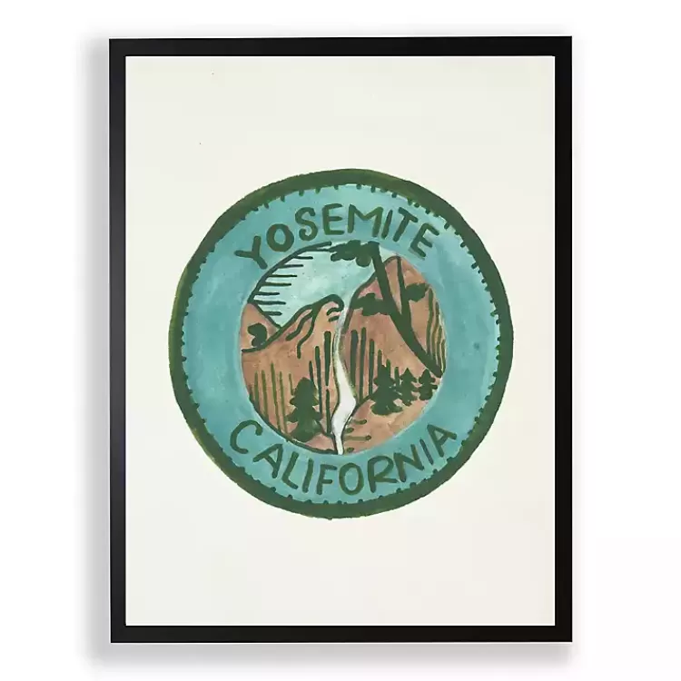 Teal Yosemite Framed Art Print>Kirklands Home New
