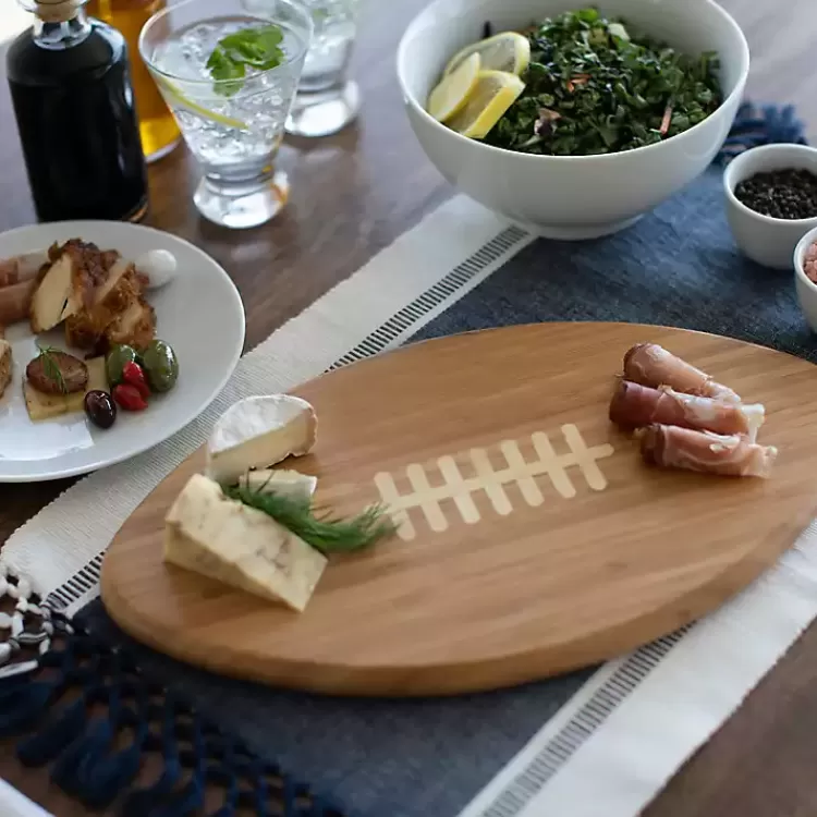 tennessee_titans_bamboo_football_cutting_board_2.webp Tennessee Tis Bamboo Football Cutting Board>Kirklands Home Outlet