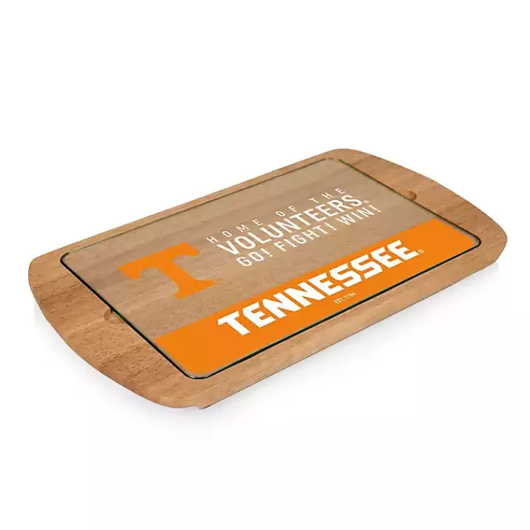 Tennessee Volunteers Wood and Glass Serving Board>Kirklands Home Cheap