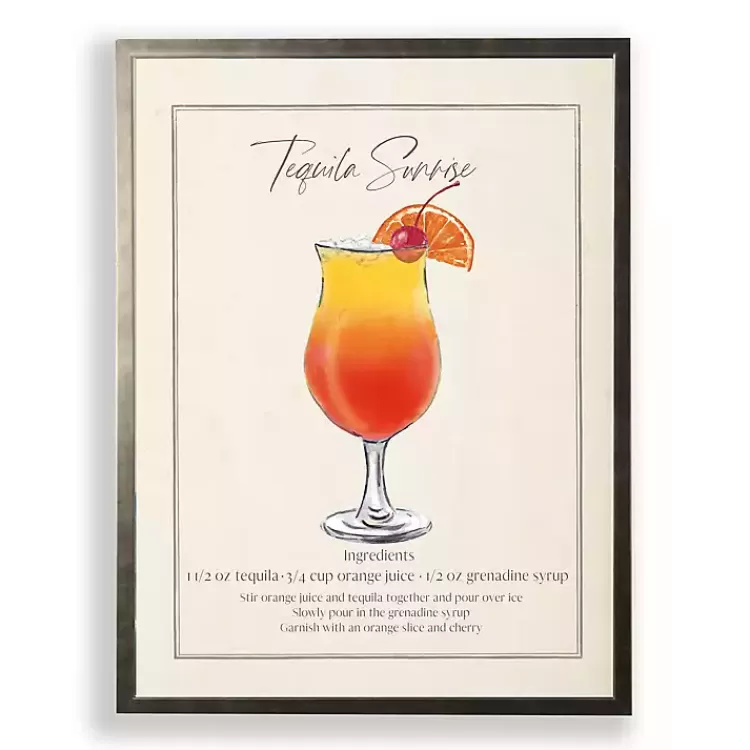 Tequila Sunrise Framed Art Print>Kirklands Home Shop