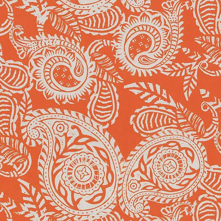 Terracotta Paisley Outdoor Settee Cushion>Kirklands Home Cheap