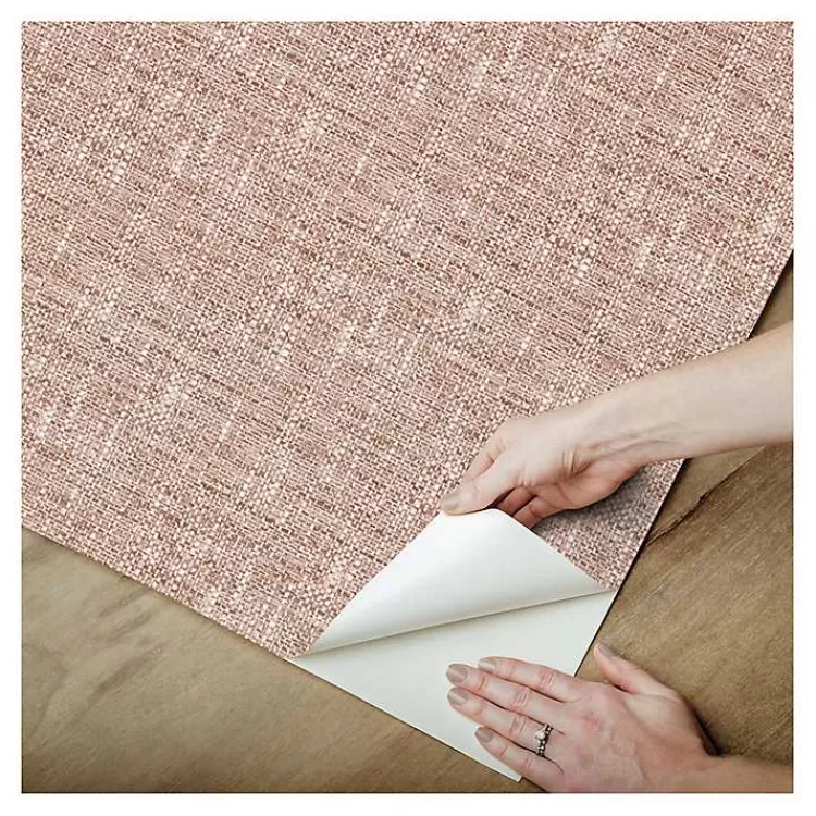 terracotta_textured_poplin_peel__stick_wallpaper_5.webp Terracotta Textu Poplin Peel & Stick Wallpaper>Kirklands Home Cheap