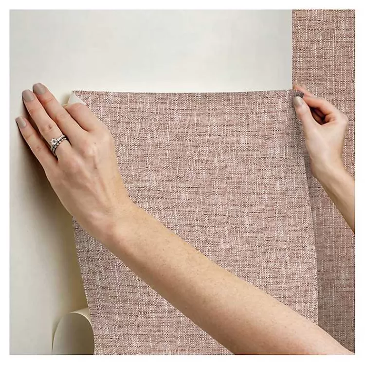 terracotta_textured_poplin_peel__stick_wallpaper_6.webp Terracotta Textu Poplin Peel & Stick Wallpaper>Kirklands Home Cheap