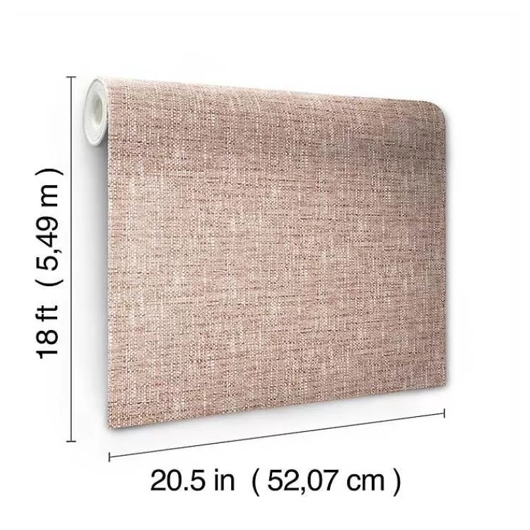 terracotta_textured_poplin_peel__stick_wallpaper_7.webp Terracotta Textu Poplin Peel & Stick Wallpaper>Kirklands Home Cheap