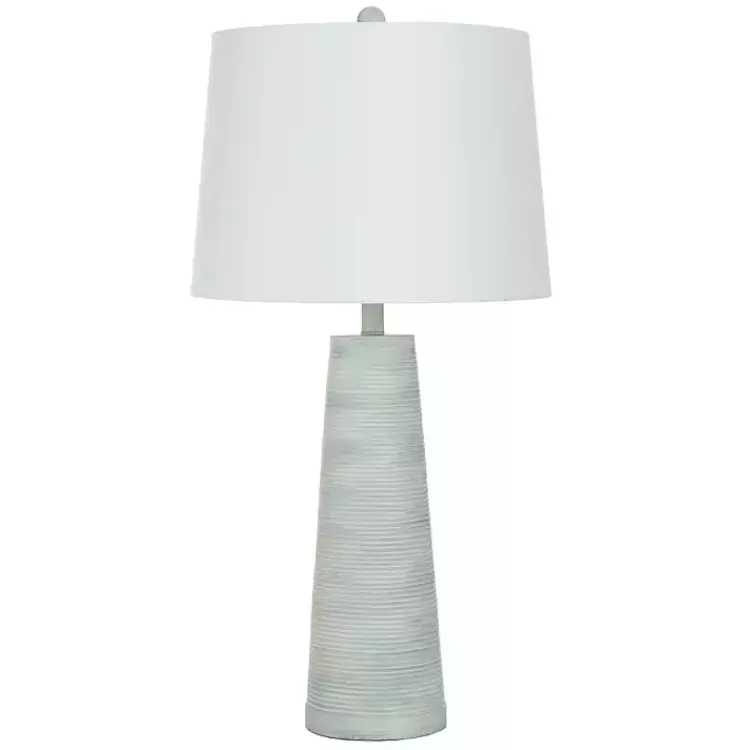 Textured Light Blue Tapered Table Lamp>Kirklands Home Cheap
