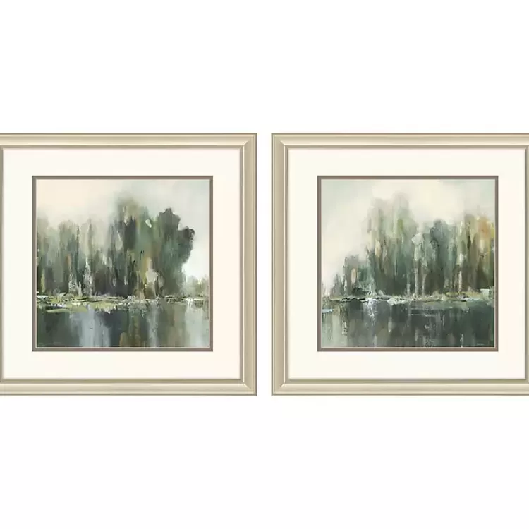 Textured Treeline Framed Art Prints, Set of 2>Kirklands Home Outlet