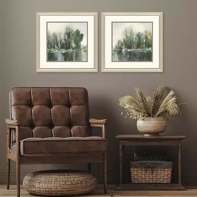 Textured Treeline Framed Art Prints, Set of 2>Kirklands Home Outlet