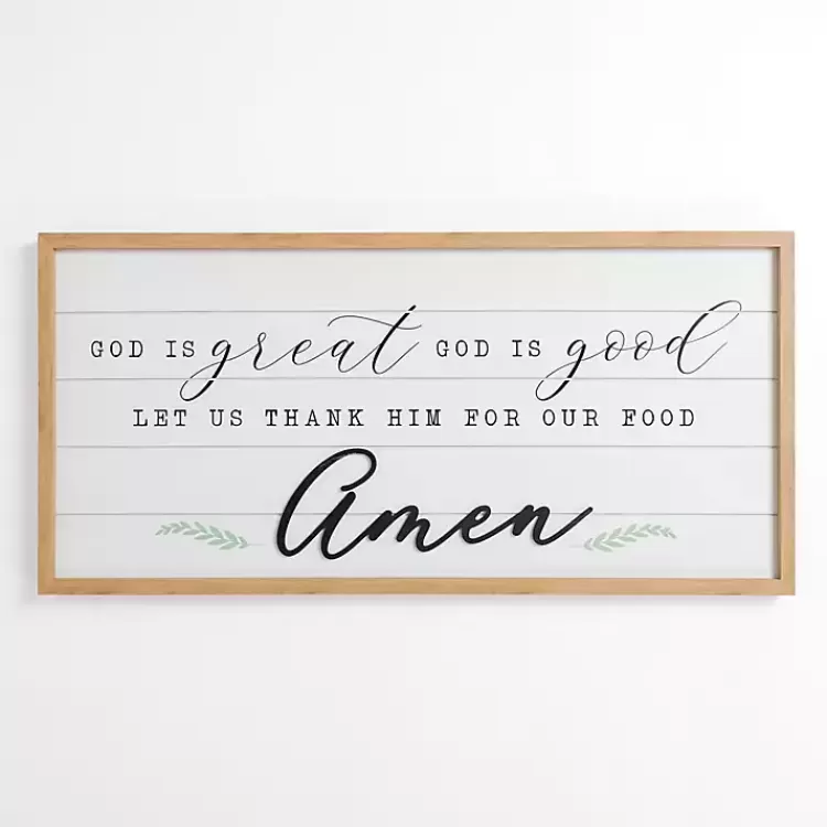 Thank Him For Our Food Wall Plaque>Kirklands Home New