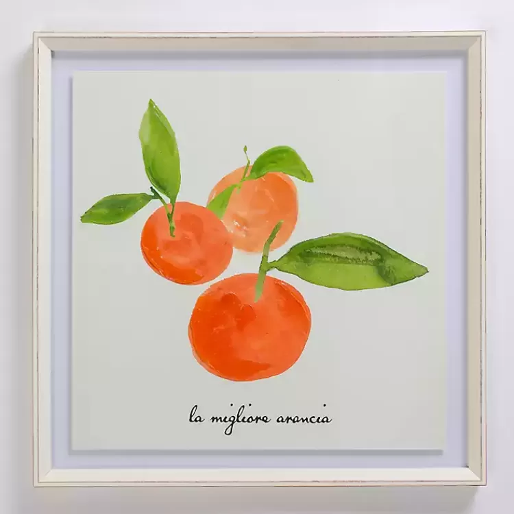 The Best Orange Framed Art Print>Kirklands Home Cheap