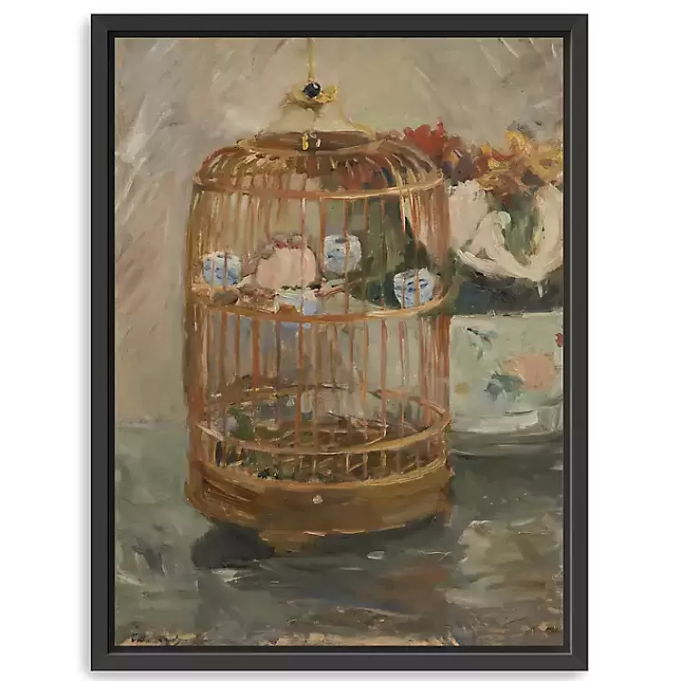 The Cage Morisot Framed Canvas Art Print>Kirklands Home Online