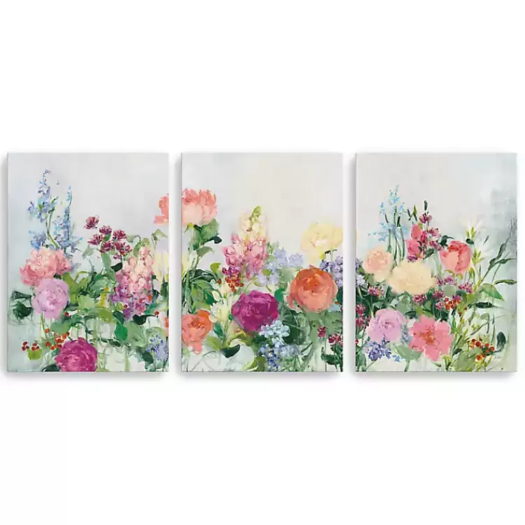 The Cutting Garden 3-pc. Canvas Art Print Set>Kirklands Home Hot