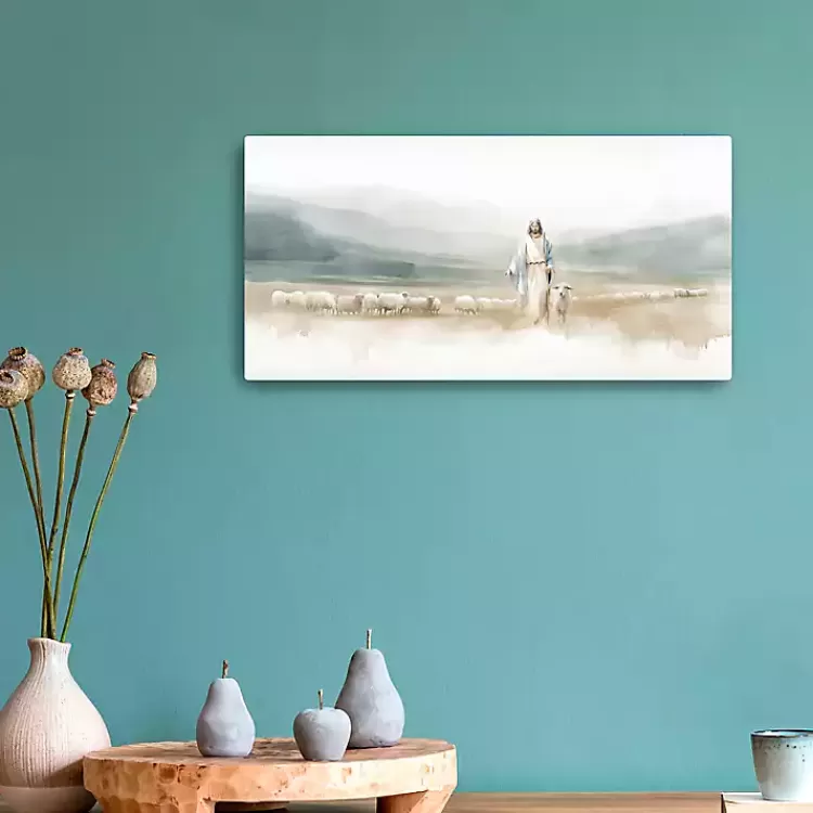 The Good Shepherd Canvas Art Print, 20x10 in.>Kirklands Home Shop