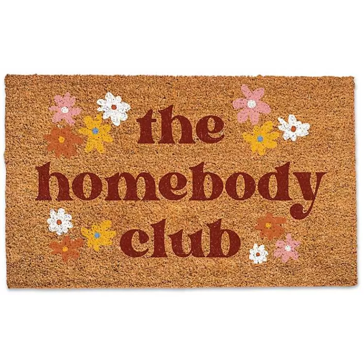 The Homebody Club Floral Coir Doormat>Kirklands Home Hot