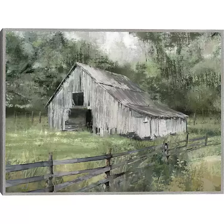 The Old Barn Framed Canvas Art Print>Kirklands Home Online