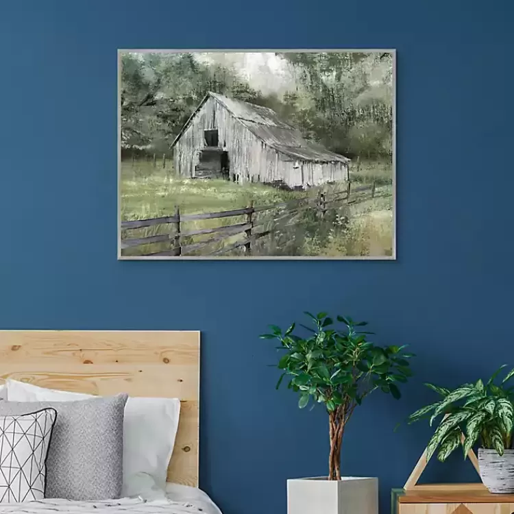 The Old Barn Framed Canvas Art Print>Kirklands Home Online