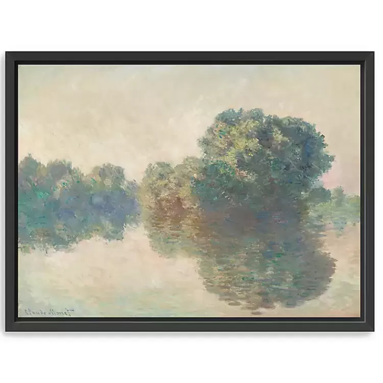 The Seine at Giverny Framed Canvas Art Print>Kirklands Home Hot