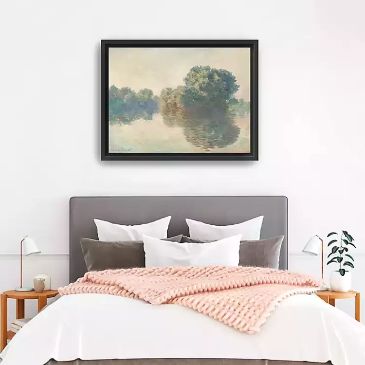 The Seine at Giverny Framed Canvas Art Print>Kirklands Home Hot